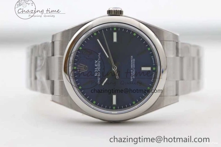 MiroTime 0105 Oyster Perpetual 39mm 114300 EWF 1:1 Best Edition 904L Steel Blue Dial on SS Bracelet SA WaterResistant 2005